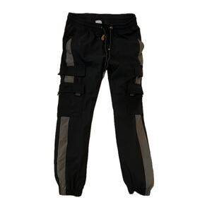 Riot Empire Utility Lined Black Pants Mens L